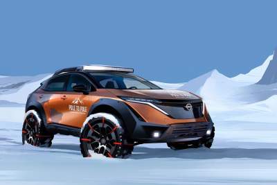 Nissan Ariya to travel from North to South Pole