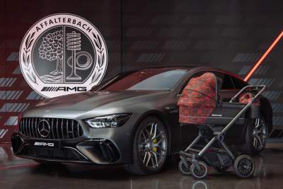 Mercedes-AMG and Hartan unveil new AMG GT pushchair