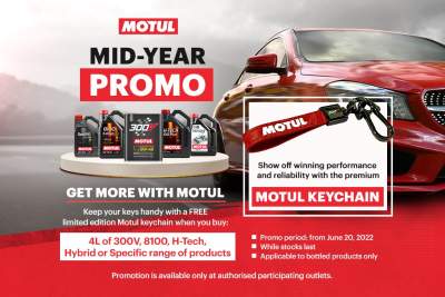 Motul Singapore kicks off its mid-year promo