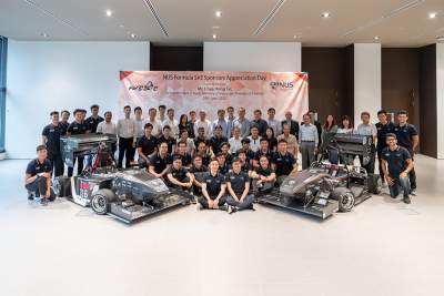 This is Singapore's first ever electric formula-style race car