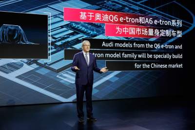 Audi to build all-electric vehicles based on the PPE in Changchun, China