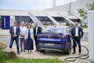 Volkswagen opens fast-charging park at Zwickau plant