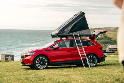 Skoda gets into the holiday mood with the Enyaq iv 80 FestEVal