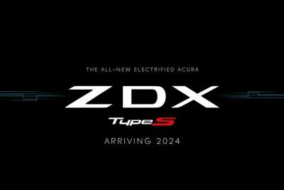 Acura ZDX and ZDX Type S will be brand's first fully electric SUVs