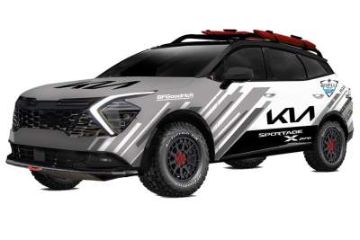 Kia reveals early render of Rebelle Rally Kia Sportage