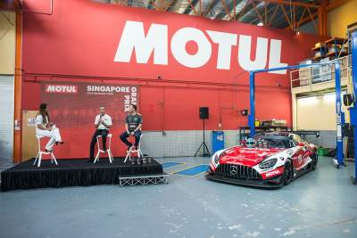 Motul hosted a gathering with GT3 drivers for a media sharing session