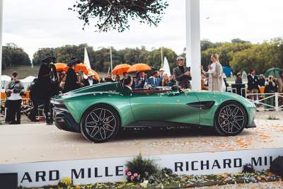 Aston Martin DBR22 wins Best of Show Concours d'Elegance at Chantilly Arts and Elegance Richard Mille