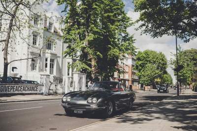 Lamborghini 400 GT 2+2 pays tribute to The Beatles on the 60th anniversary of their debut single