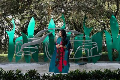 Lexus has unveiled an installation by Suchi Reddy which was shaped by air