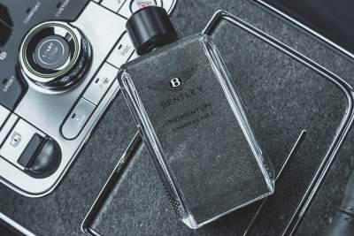Bentley has released a perfume which is inspired by its cars' Stone Veneers