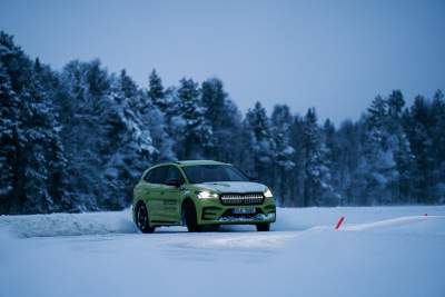 Skoda Enyaq iV RS sets new record for longest continuous vehicle drift