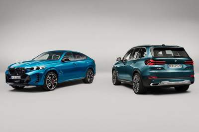 BMW unveils facelifted X5 and X6, with updates on the outside, inside and underneath