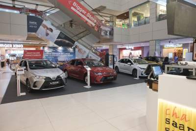 The Toyota x Sgcarmart roadshow at IMM makes affordable motoring easier than ever
