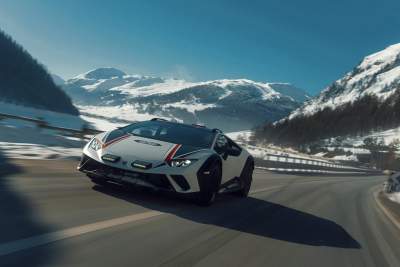 Lamborghini showcases the Huracan Sterrato on ice