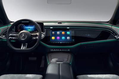 The MBUX system on the next E-Class will come with TikTok pre-installed