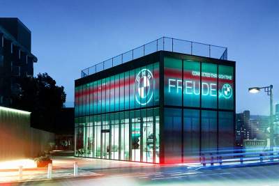 BMW launches Japanese pop-up gallery in Tokyo's Harajuku district, inspired by BMW XM