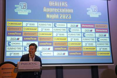 Toyotsu Binter holds appreciation dinner for dealers