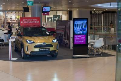 The sensible cars at the Toyota Premium Brand showcase are sure to win hearts at Bedok Mall