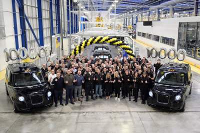 LEVC marks completion of 10,000th vehicle at Coventry plant