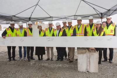 Stellantis and Samsung SDI break ground on new battery plant