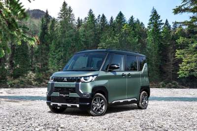 This Mitsubishi Delica Mini is a Delica miniaturised to kei-car dimensions