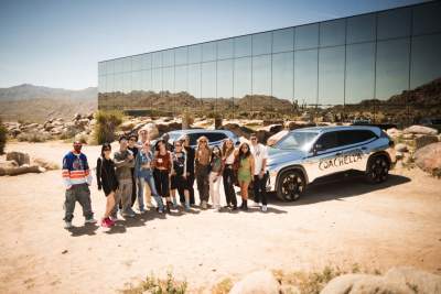 BMW XM Label Red shows up at Coachella
