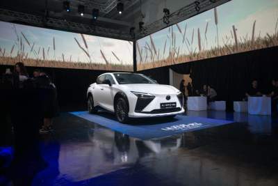 Lexus launches its first dedicated battery-electric vehicle, the RZ450e, in Singapore