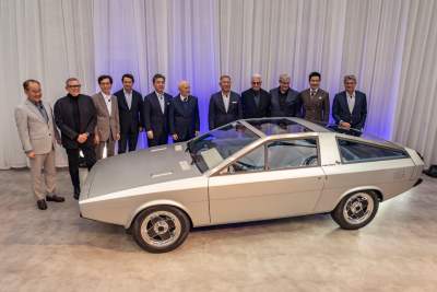 Hyundai reveals restored Pony Coupe Concept
