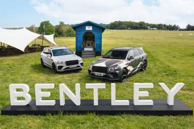 Bentley shows off special "furry" Bentayga at Goodwoof festival