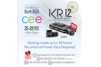 Marbella's in-car dashcams for sale at CEE 2023