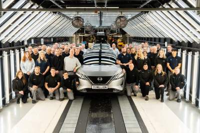 Nissan Sunderland hits new production milestone