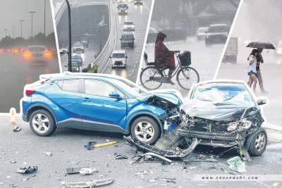 Car crashes are always happening on rainy days! But why?