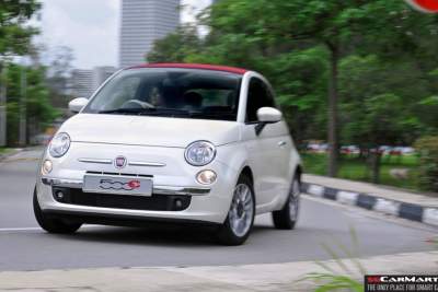 Fiat 500 Convertible 1.4 (A) Review
