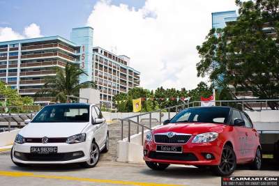 Volkswagen Polo GTI 1.4 TSI 5dr (A) vs Skoda Fabia 1.4 RS (A)