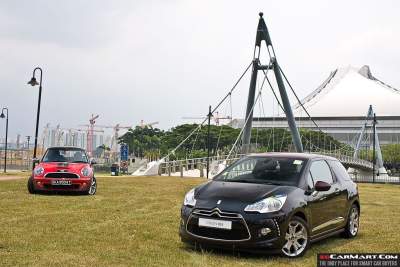 Citroen DS3 1.6 THP (M) vs MINI Cooper S 1.6 (A)