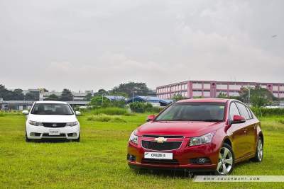 Kia Forte Hatchback 1.6 SX (A) vs Chevrolet Cruze 5 Sportback 1.6 LS