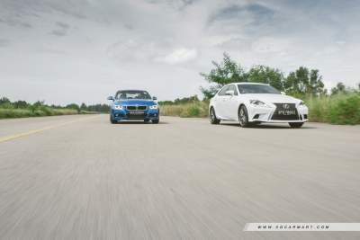BMW 3 Series Sedan 320i Sport (A) vs Lexus IS250 2.5 F Sport (A)