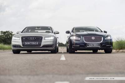 A8L 3.0 TFSI quattro (A) vs XJ 3.0 V6 Supercharged Portfolio LWB (A)