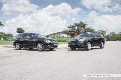 Nissan X-Trail 2.0 Premium 7-seater (A) vs Subaru Forester 2.0i-L (A)