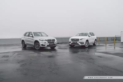 BMW X5 xDrive35i 7-Seater (A) vs Volvo XC90 T6 Inscription 7-Seater (A)