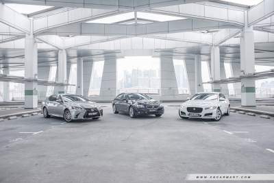 BMW 5 Series 528i vs Jaguar XF 2.0 vs Lexus GS Turbo 2.0