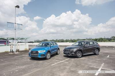 Audi Q3 1.4 TFSI S-tronic (A) vs BMW X1 sDrive18i X Line (A)