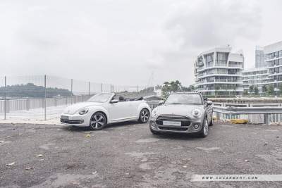 MINI Cooper Convertible 1.5 vs Volkswagen Beetle Cabriolet 1.2 TSI DSG