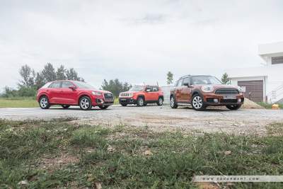 Audi Q2 vs Jeep Renegade vs MINI Cooper Countryman