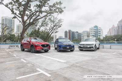 Mazda CX-5 2.5 vs Toyota Harrier 2.0 vs Volkswagen Tiguan 2.0