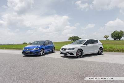 Seat Leon Cupra 2.0 TSI DSG vs Volkswagen Golf R 2.0 TSI DSG