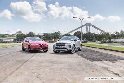 Alfa Romeo Stelvio Super vs Rover Range Rover Evoque 2.0