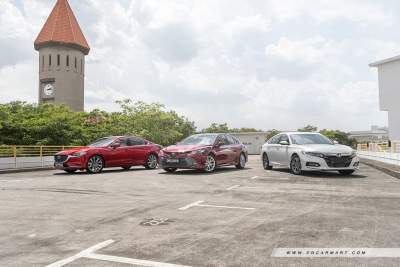 Honda Accord vs Mazda6 vs Toyota Camry