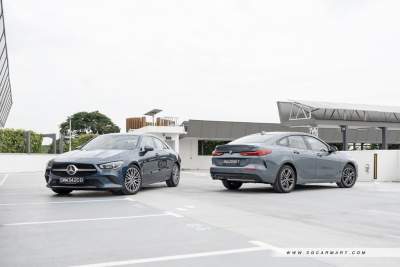 Mercedes-Benz CLA180 vs BMW 216i Gran Coupe
