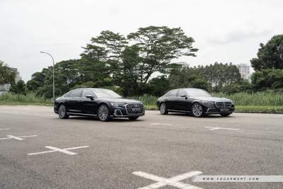 Audi A8L 4.0 TFSI (A) vs Mercedes S-Class S450L 4MATIC (A)